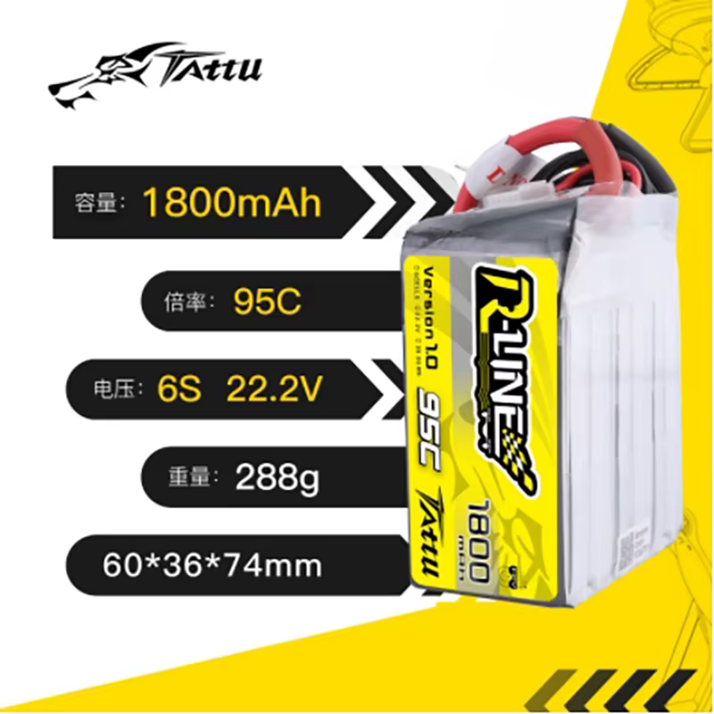 Batería LiPo TATTU-R-LINE 6S
