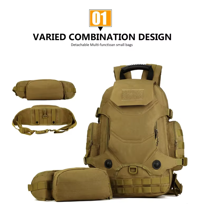 Mochila táctica MOLLE urbana para exteriores y senderismo - imagen 4