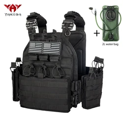 Chaleco táctico multiusos nylon ripstop para exteriores y camping