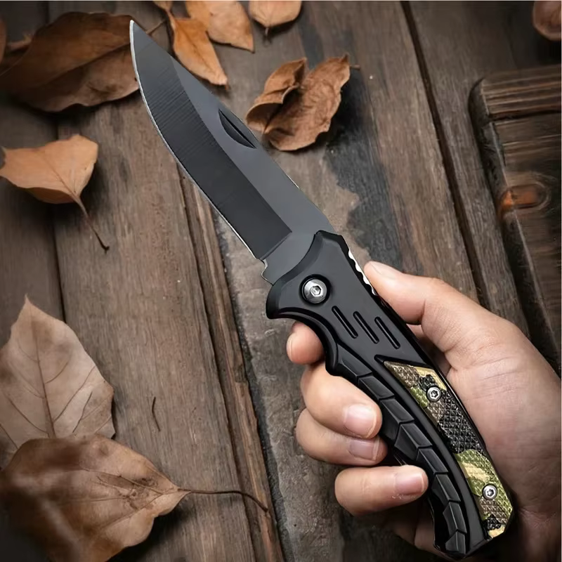 Cuchillo de bolsillo plegable acero inoxidable fino multiherramienta - imagen 2
