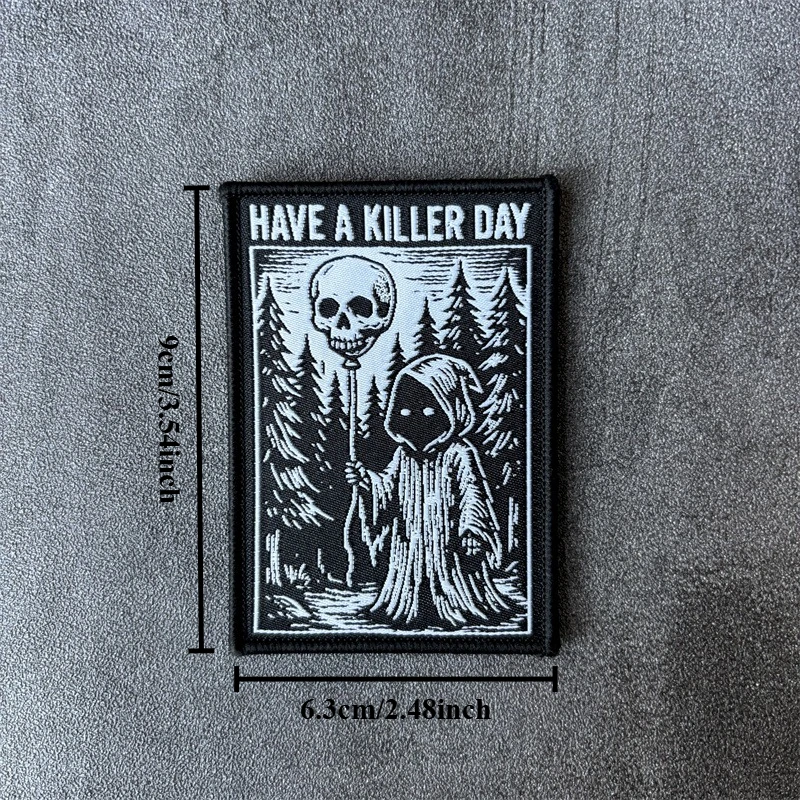 Parche táctico militar de moral Have a Killer Day – Gancho y bucle - imagen 5