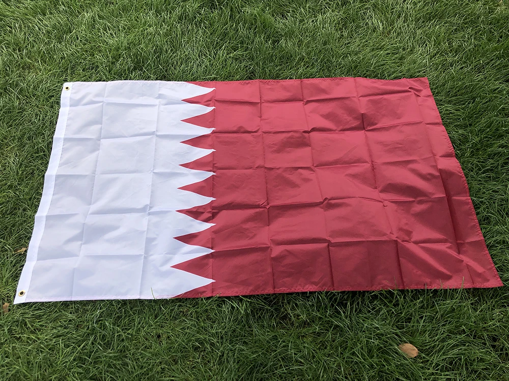 SKY FLAG Bandera de Qatar Poliéster para exterior e interior - imagen 4