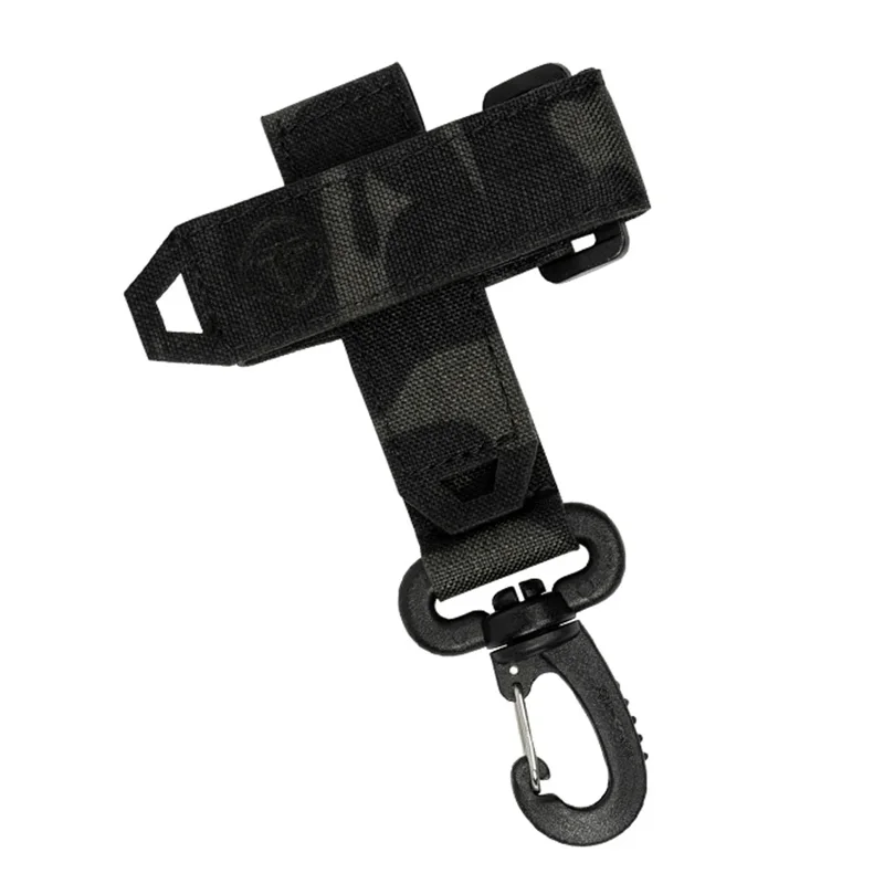 Gancho MOLLE multiusos táctico para mosquetón, guantes y llaves - imagen 5