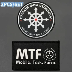 Parche de gancho y bucle SCP Chaos Rebels para mochila y ropa