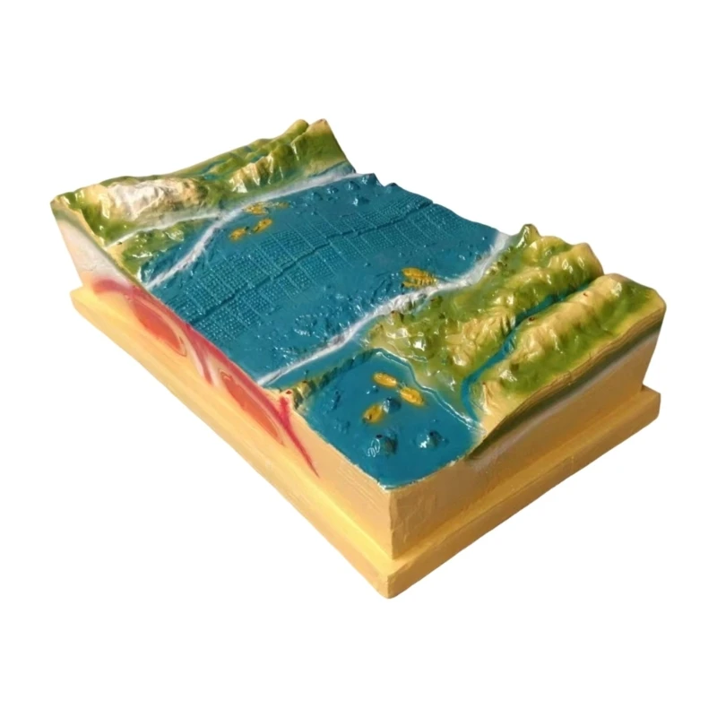 Maqueta topográfica 3D de terreno para enseñanza de geografía - imagen 2