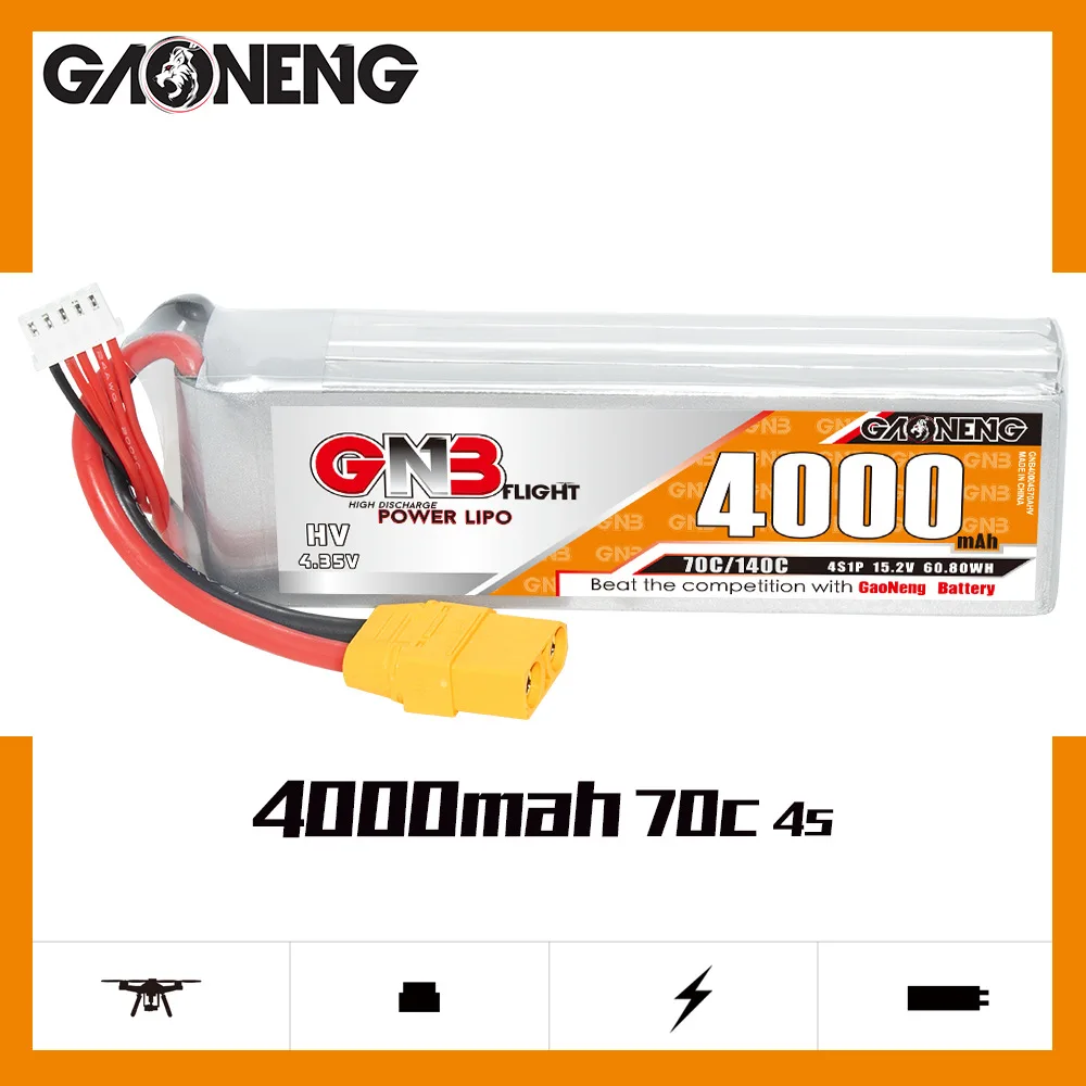 GNB batería LiPo para dron FPV con XT60/XT90