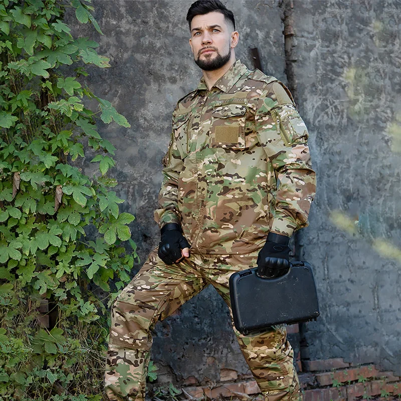 Uniforme táctico transpirable verano hombre MOLLE ripstop - imagen 3