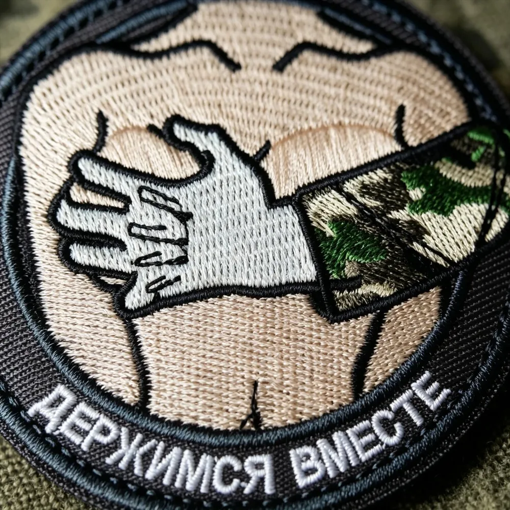 Parche táctico bordado ruso con gancho y bucle para mochilas y ropa - imagen 4