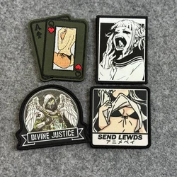 Parche táctico PVC con velcro – Ángel punk As de Espadas