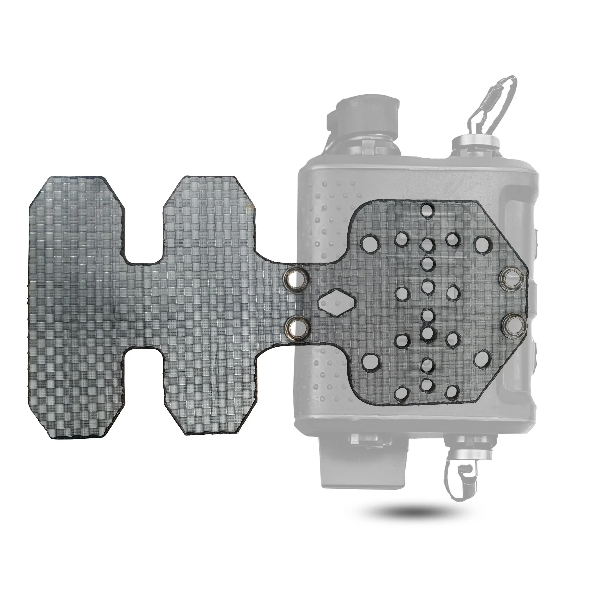 Placa de montaje PTT MOLLE V60/X50 para chaleco táctico - imagen 4