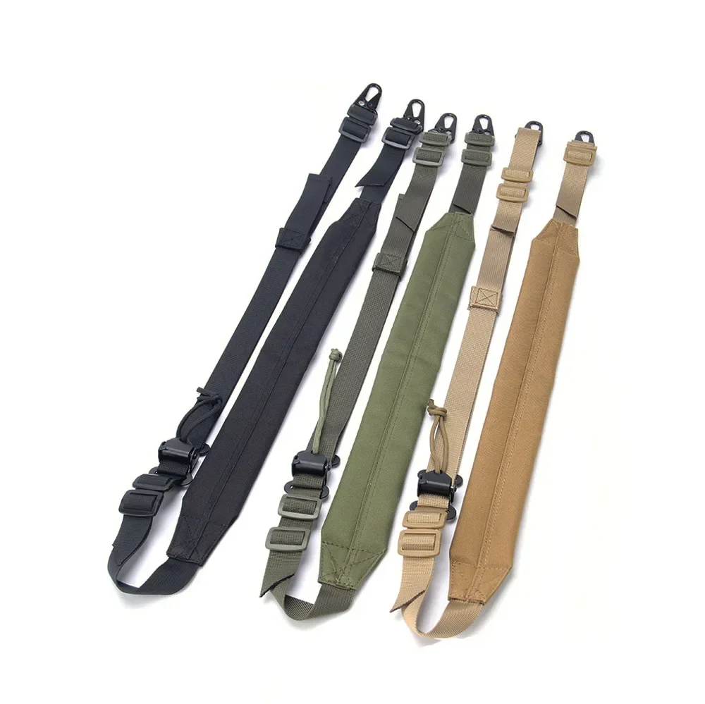 MK2 Eslinga táctica acolchada de doble punto ajustable para rifle