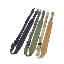 MK2 Eslinga táctica acolchada de doble punto ajustable para rifle