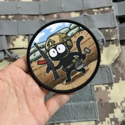 Parche táctico Crot Krtek moral con velcro gancho y bucle