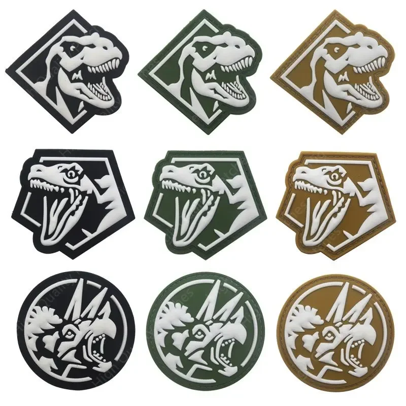Brazalete luminoso dinosaurio tiranosaurio para mochila o ropa - imagen 2