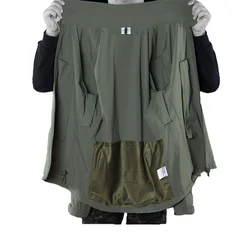 Chaqueta táctica nailon impermeable con capucha para primavera-otoño