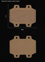 Adaptador táctico MHA gancho y bucle panel modular cinturón