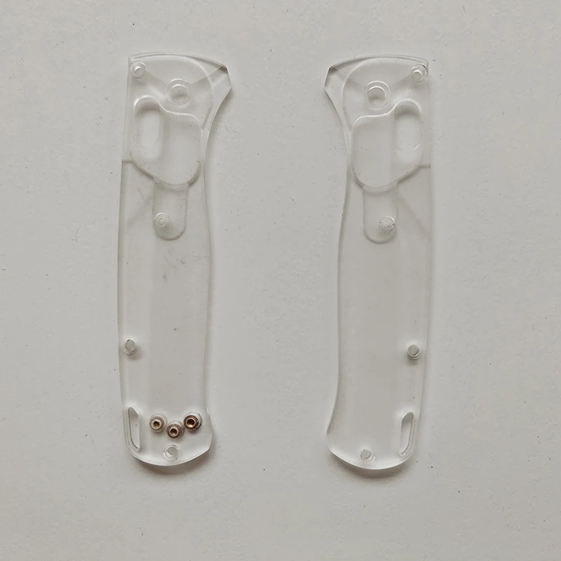 Benchmade Bugout cuchillo plegable CNC mango acrílico transparente