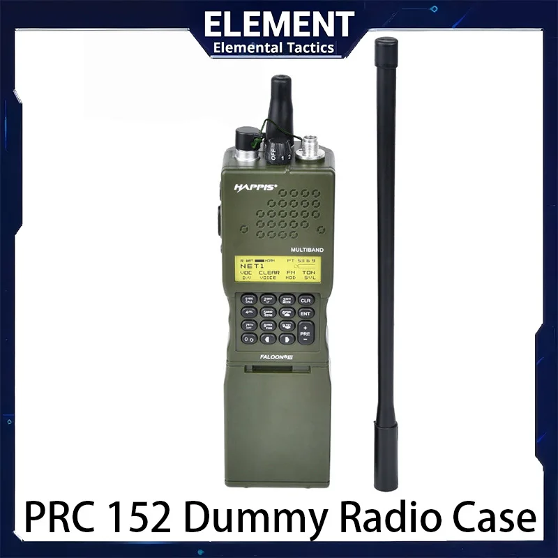Radio táctica PRC 152/148 Airsoft con funda y kit antena interfono