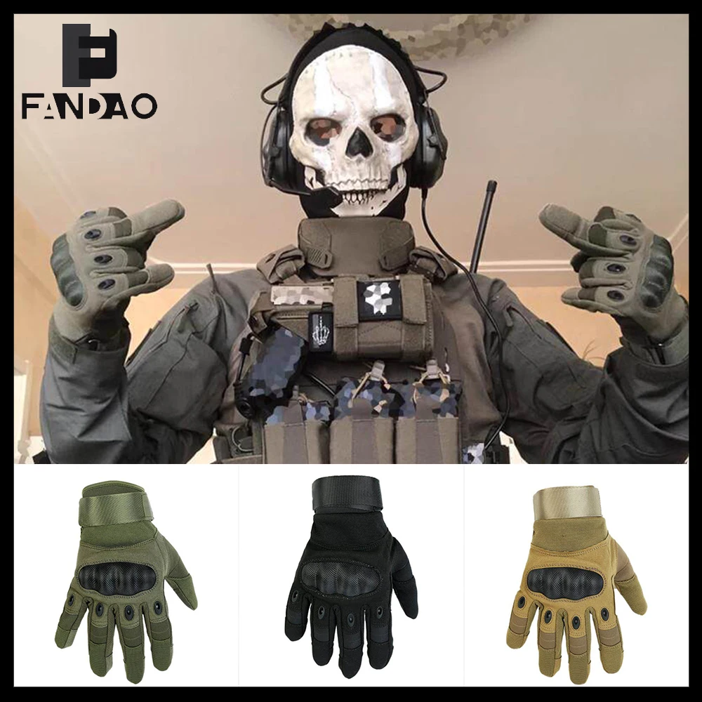 Guantes tácticos Ghost – Protección completa, nudillos reforzados - imagen 2