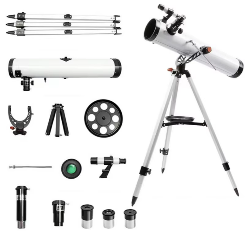 Telescopio astronómico profesional para luna y observación nocturna