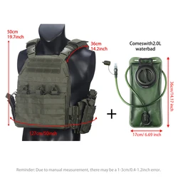 Chaleco de caza con sistema hidratación 2L – Outdoor entrenamiento
