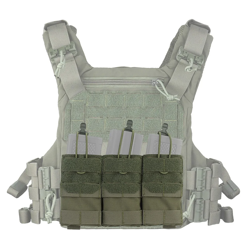 Bolsa portacargadores MOLLE doble para 3 cargadores de 5,56 mm