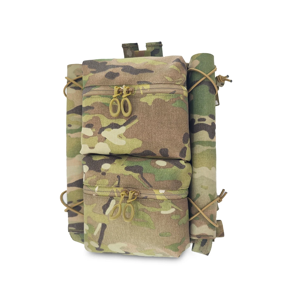 Panel trasero táctico doble MOLLE para mochila de caza - imagen 2