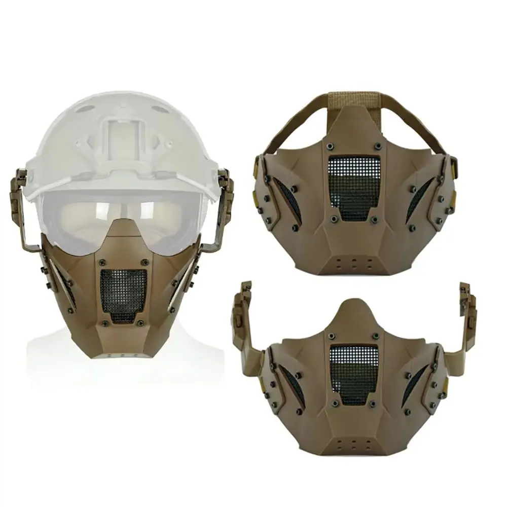 Iron Warrior máscara táctica media cara para paintball con FAST - imagen 5