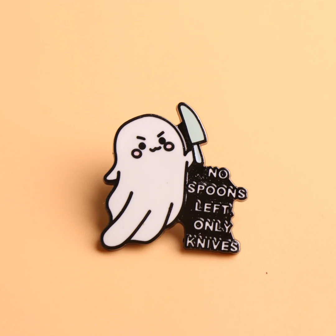 Broche metálico esmaltado para mochila e insignia de ropa Halloween - imagen 2