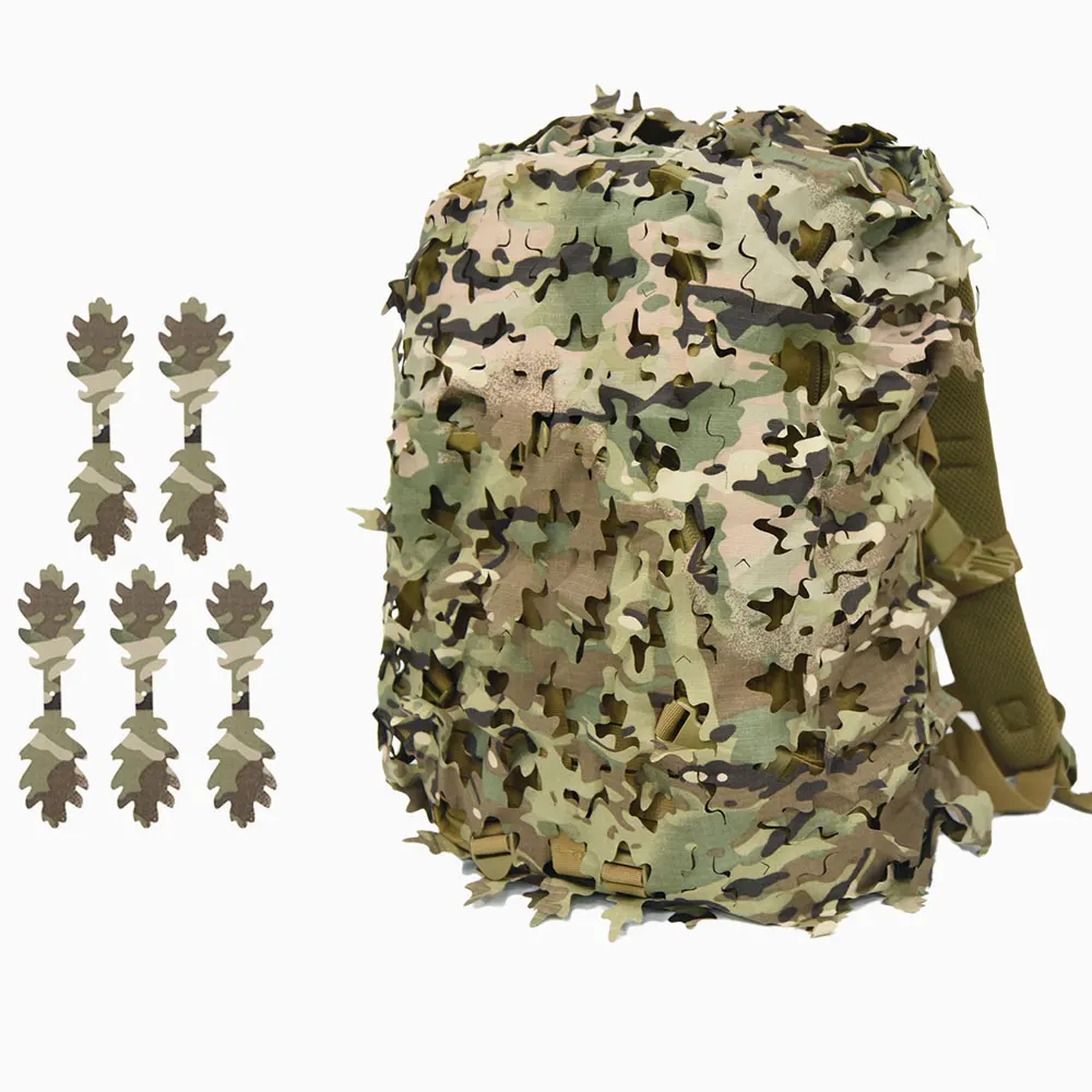 Mochila táctica CAMO corte láser árbol camuflaje para caza y Airsoft