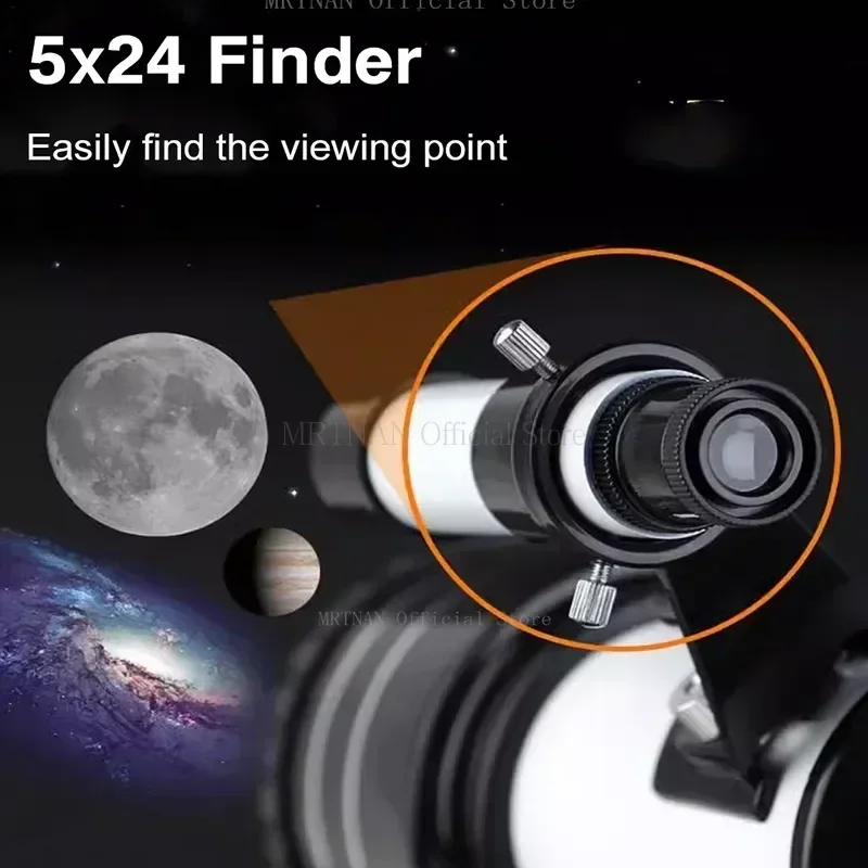 Telescopio Refractor Portátil para Senderismo y Campamentos - imagen 4