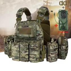 Chaleco táctico camuflaje transpirable con hebilla liberación rápida