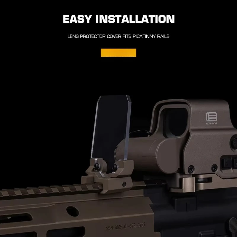 Protector de Lente Táctico para Mira Reflex de Airsoft - imagen 5