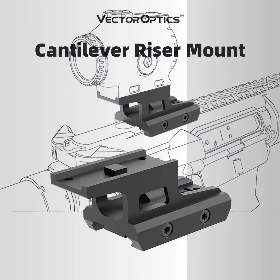 Soporte de sillín cantilever Picatinny aluminio ligero