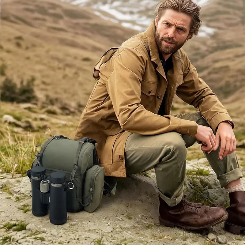 Arnés binocular táctico de pecho impermeable portátil para caza y aves - imagen 5