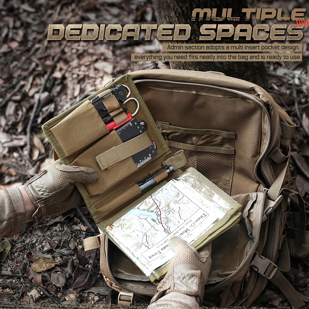 Bolsa táctica EDC plegable para mapas y herramientas utilitarias - imagen 4