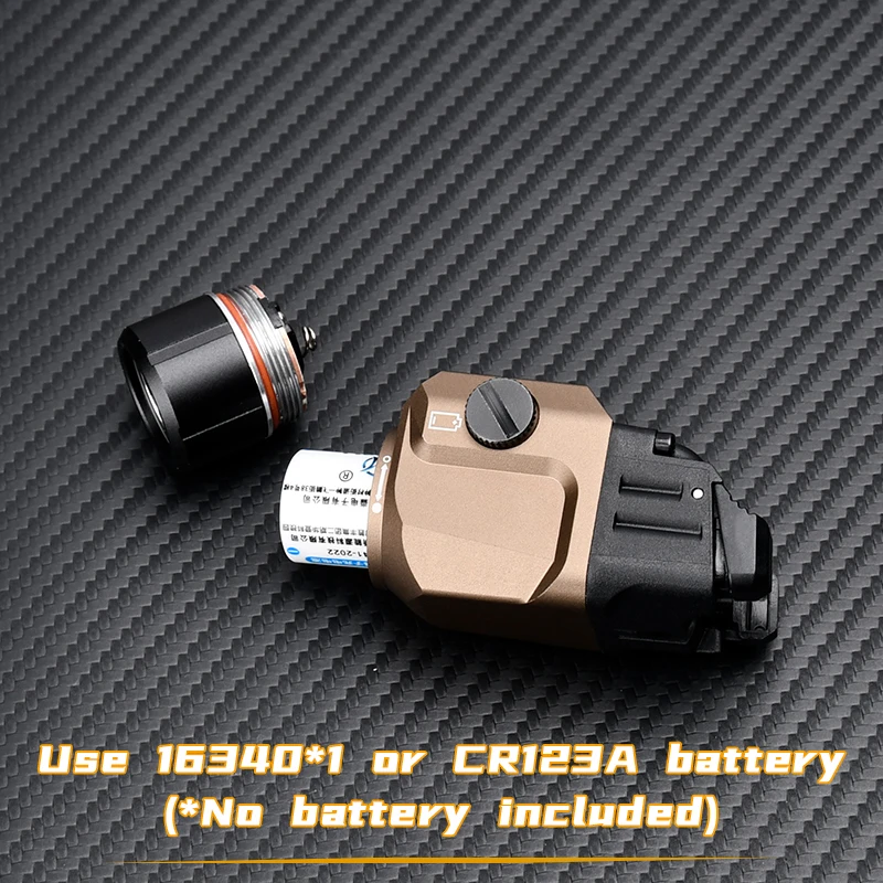Linterna táctica LED Picatinny con mando ambidiestro y bloqueo - imagen 5
