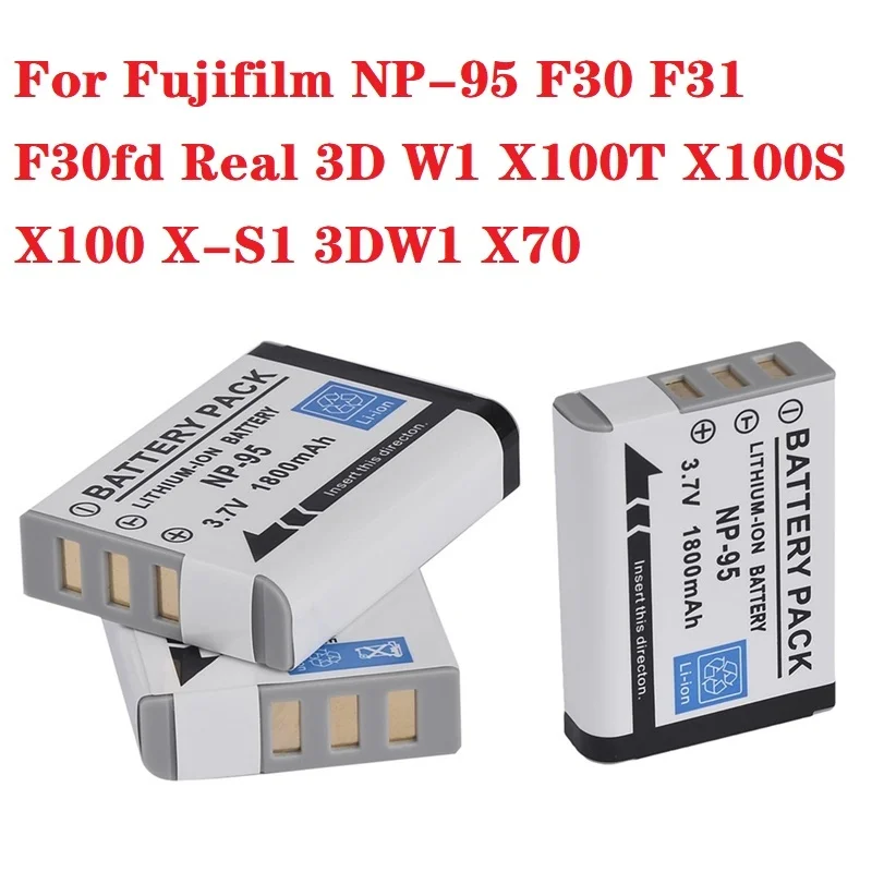 Fujifilm X100 batería de repuesto ion-litio NP-95