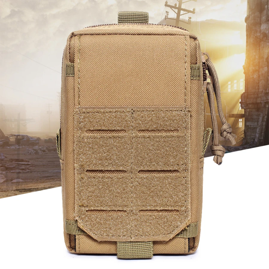Bolsa de cintura táctica para móvil exterior, riñonera compacta