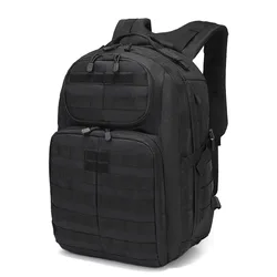 Mochila táctica militar con sistema MOLLE para senderismo y acampada