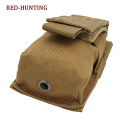 HUNNING Bolsa táctica MOLLE para linterna de nylon 600D con sujeción
