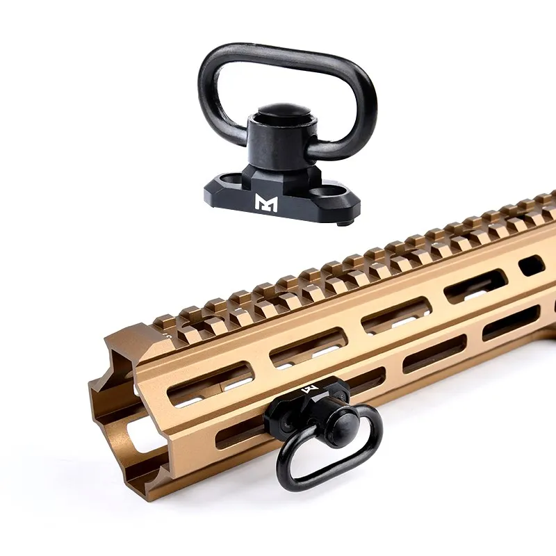 Hebilla eslinga pistola táctica QD MLOK/KEYMOD para riel Picatinny - imagen 2