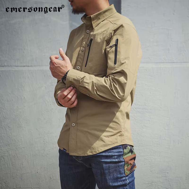 Emersongear Camiseta táctica manga larga Triple Tecnología azul - imagen 5