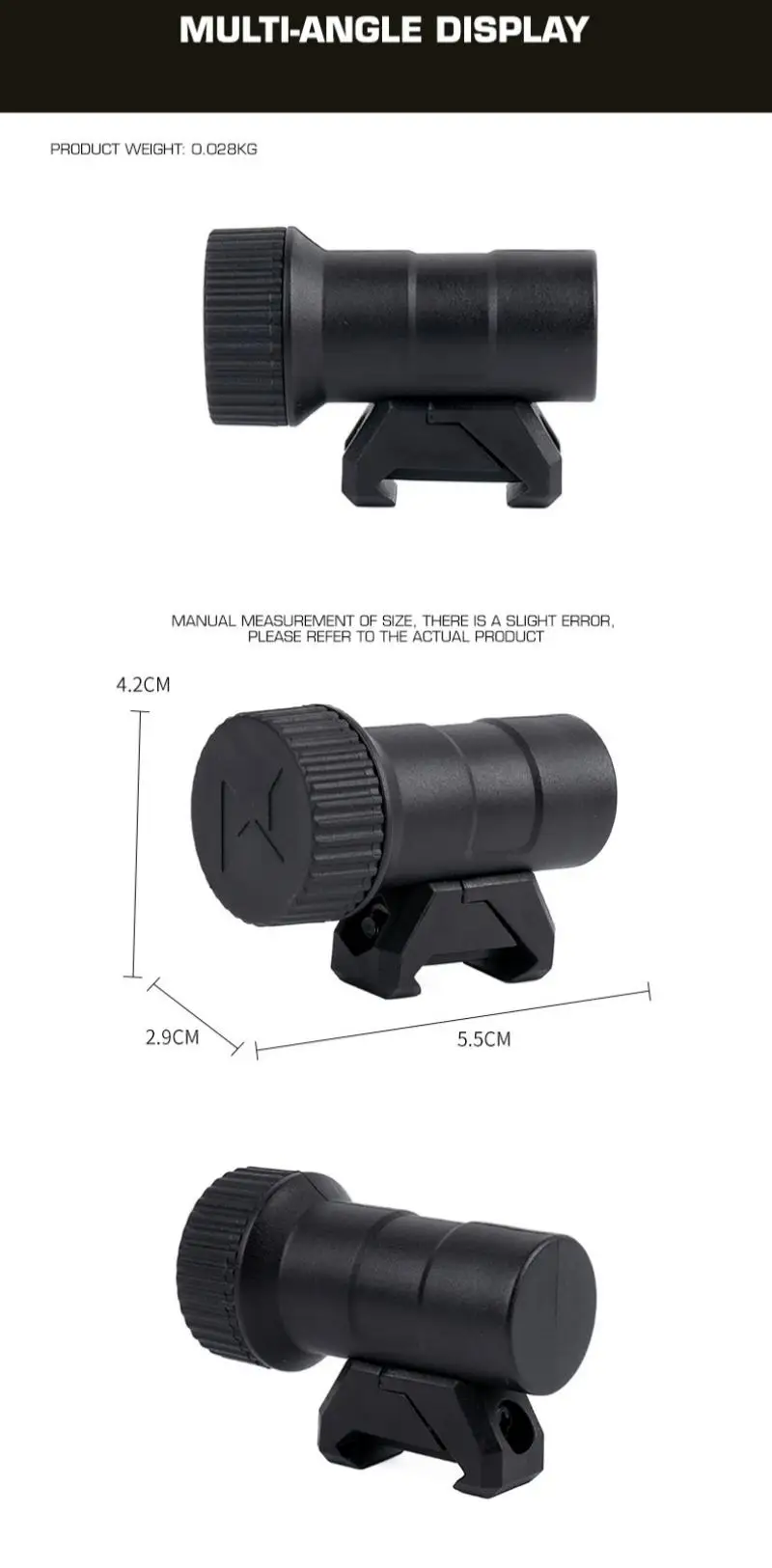 Detalle del diseño para fijación en configuración de riel
