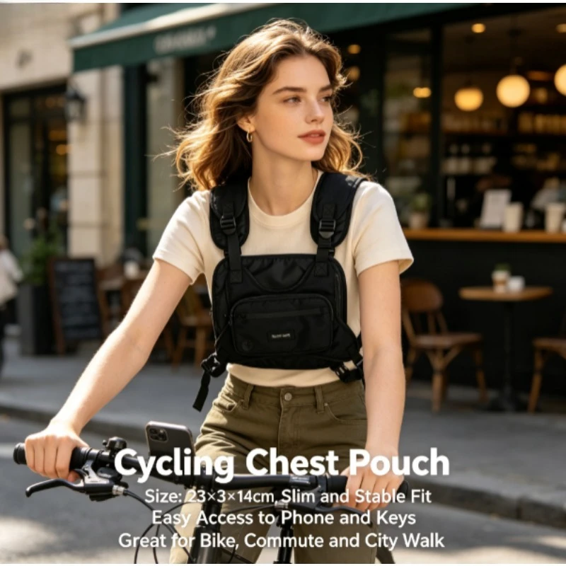 Mochila táctica chaleco ligera MOLLE para senderismo y running - imagen 2