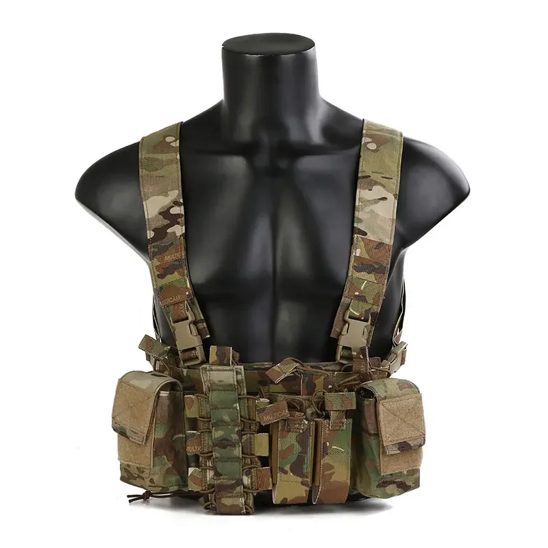 Emersongear D3CR chaleco portaplacas táctico Airsoft MOLLE walkie - imagen 5