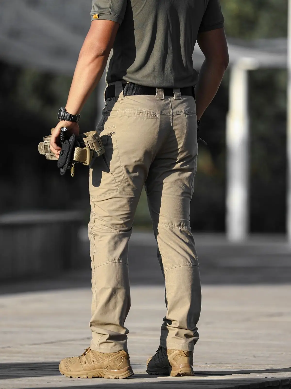 Tom X5 pantalones tácticos hombre holgados bolsillos resistentes - imagen 4