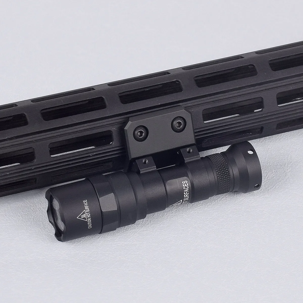 Vista del conjunto para riel Keymod/MLOK