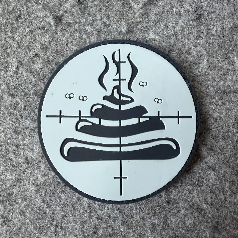Parche táctico morale PVC con velcro para chaleco o mochila - imagen 2