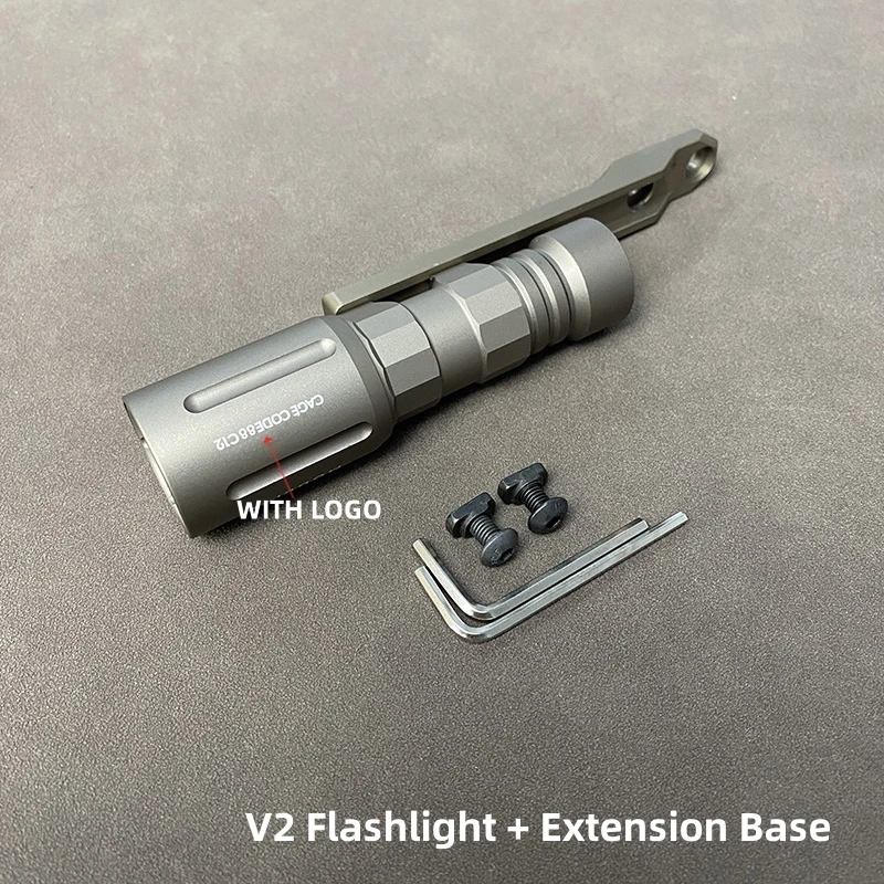 Linterna táctica Metal Scout Light V2 con interruptor presión y M-LOK - imagen 4
